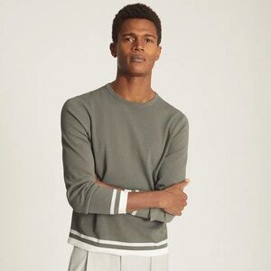 REISS Handsome Tipped Crew Neck sweater size small